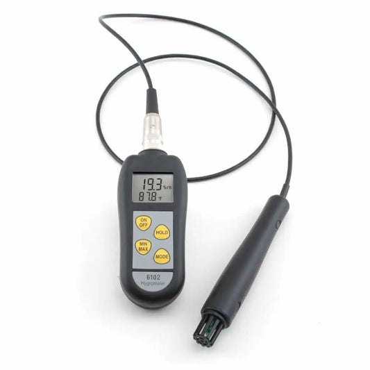 Therma-Hygrometer w/Dual Display and External Probe (6102)
