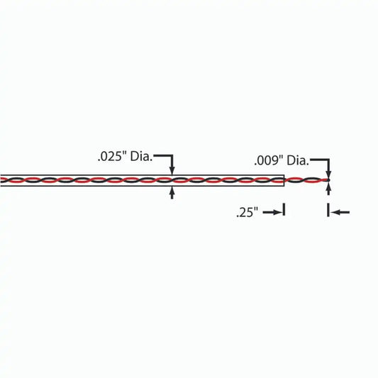 Ultra Fast Micro Wire Type T Thermocouple Probe, Exposed Tip 0.1°C  (IT-1E)